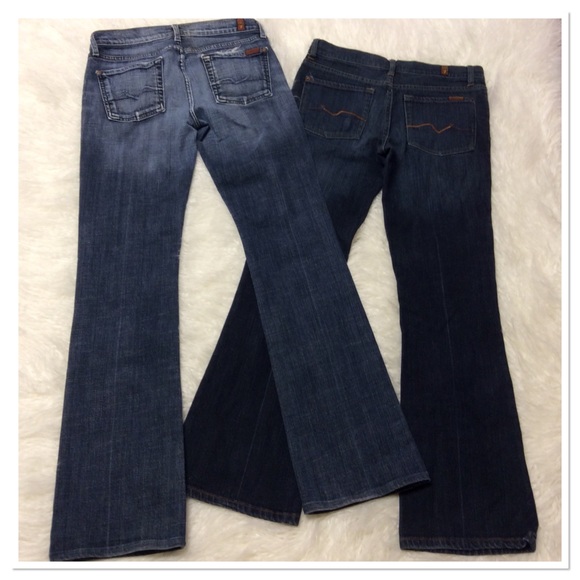 7 For All Mankind Denim - DARK WASH 7FAM BOOTCUT JEANS